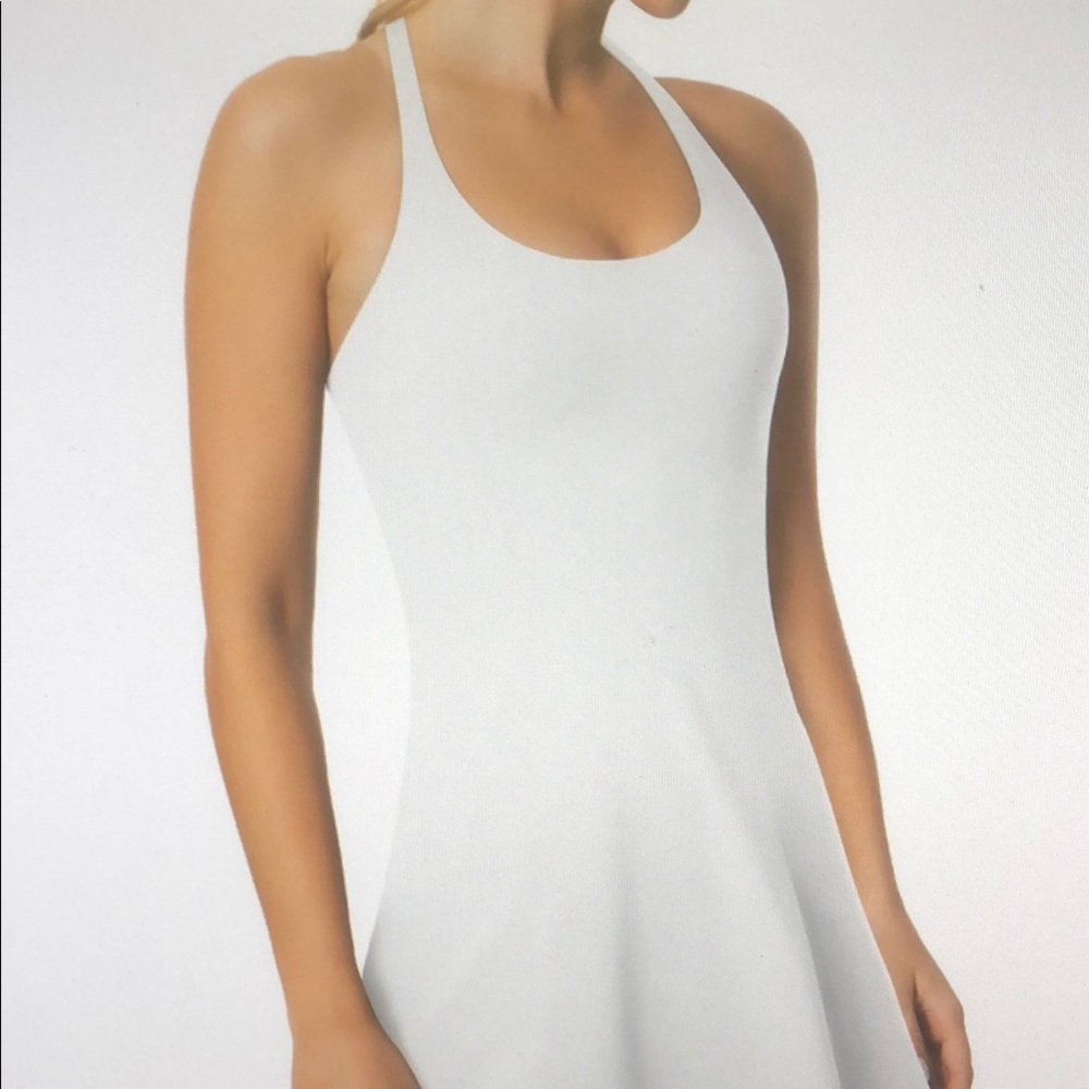 Elegant White Halter Dress